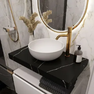 Столешница Armadi Art Flat 869-080-NM 80 см nero marquina